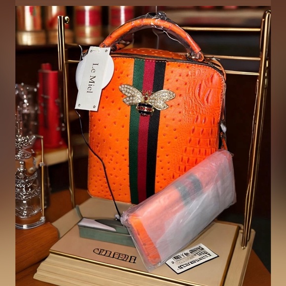 Handbags - New VEGAN Backpack with wallet
